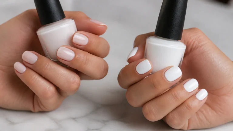 OPI Funny Bunny and Alpine Snow bottles