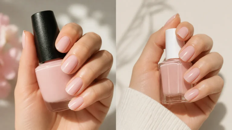 OPI Bubble Bath vs Essie Mademoiselle