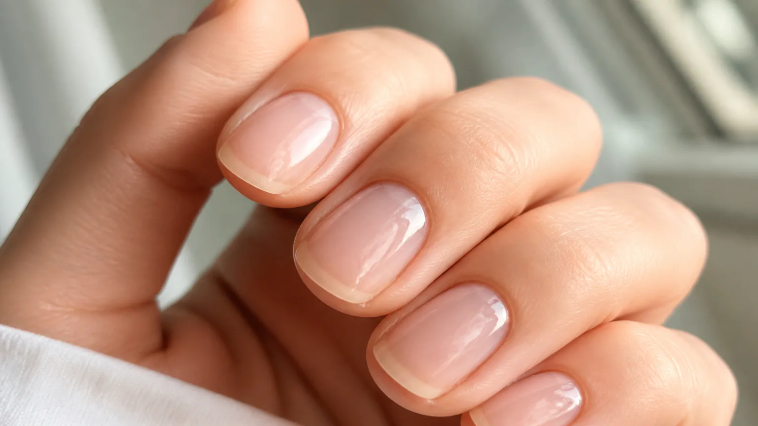 Essie Ballet Slippers sheer pink nails shade looks