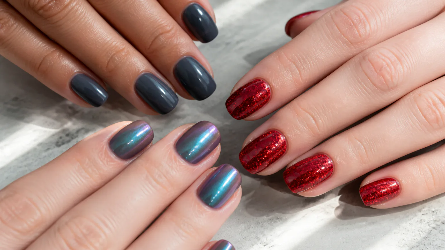 China Glaze polish in varied finishes choose use