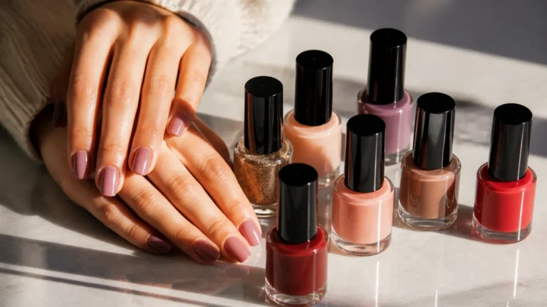 Revlon nail polish bottles in assorted colors