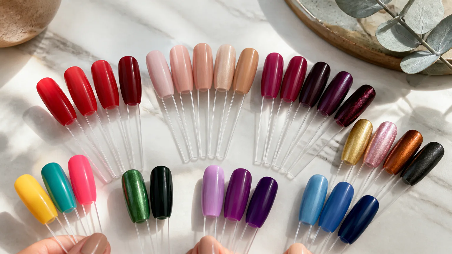 Revlon nail polish color swatches