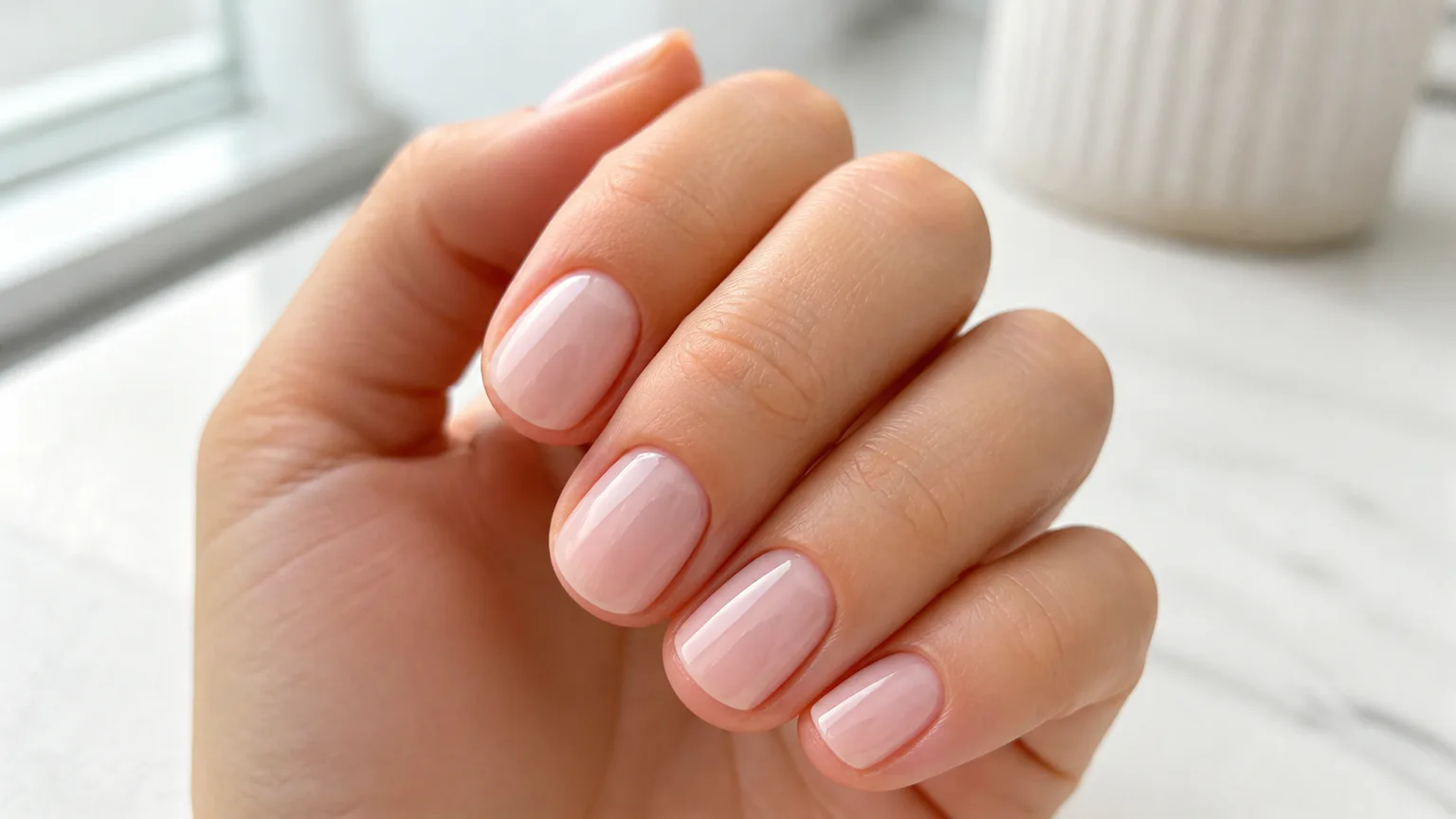 OPI Nail Lacquer on short nails