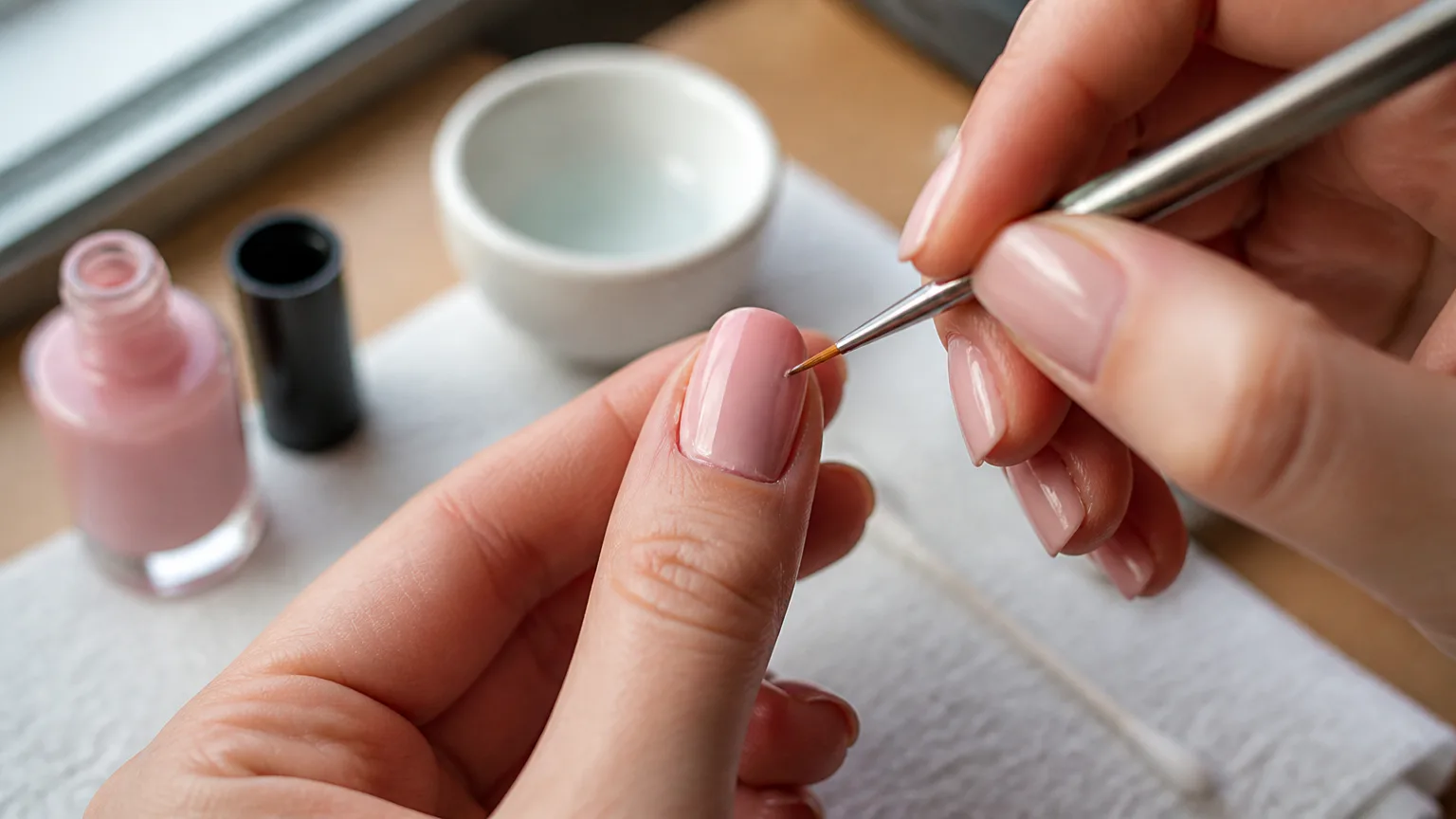 How to Apply Nail Polish fix smudges