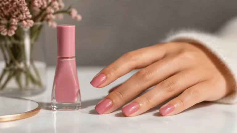 Sally Hansen Insta-Dri pink polish