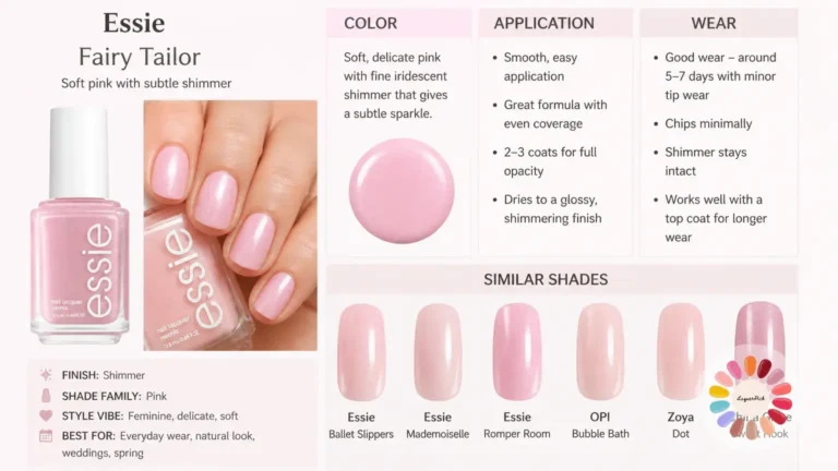Essie Fairy Tailor: Color, Application, Wear & Similar Shades