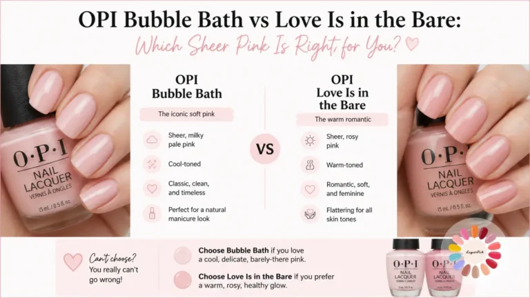 OPI Bubble Bath vs Love Is in the Bare featured image
