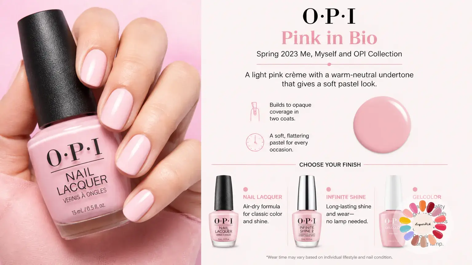 OPI Pink in Bio
